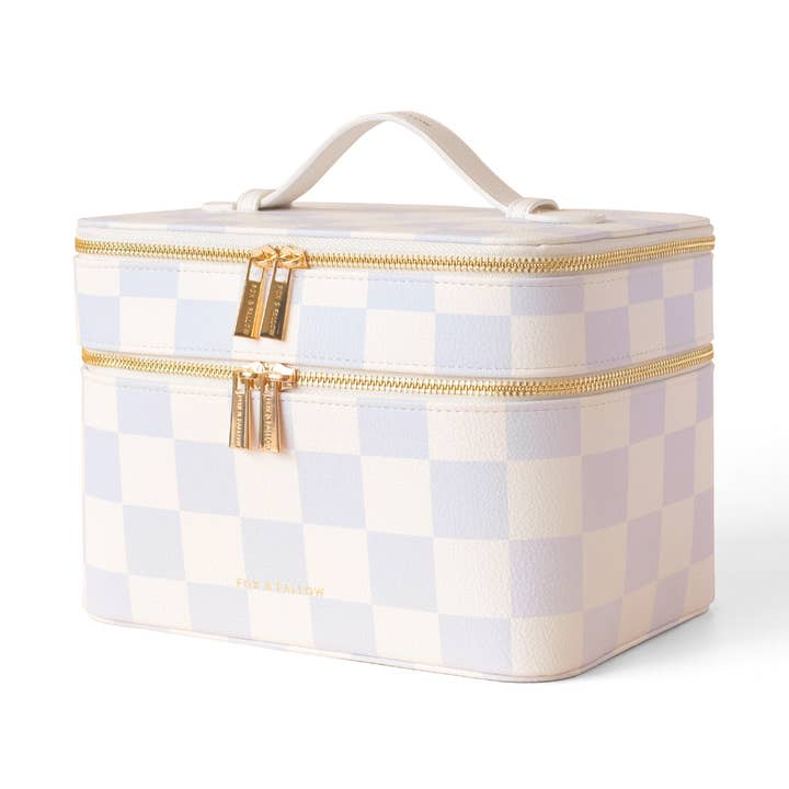 Powder Check Vanity Case - 'The Classic' for wholesale by Fox & Fallow