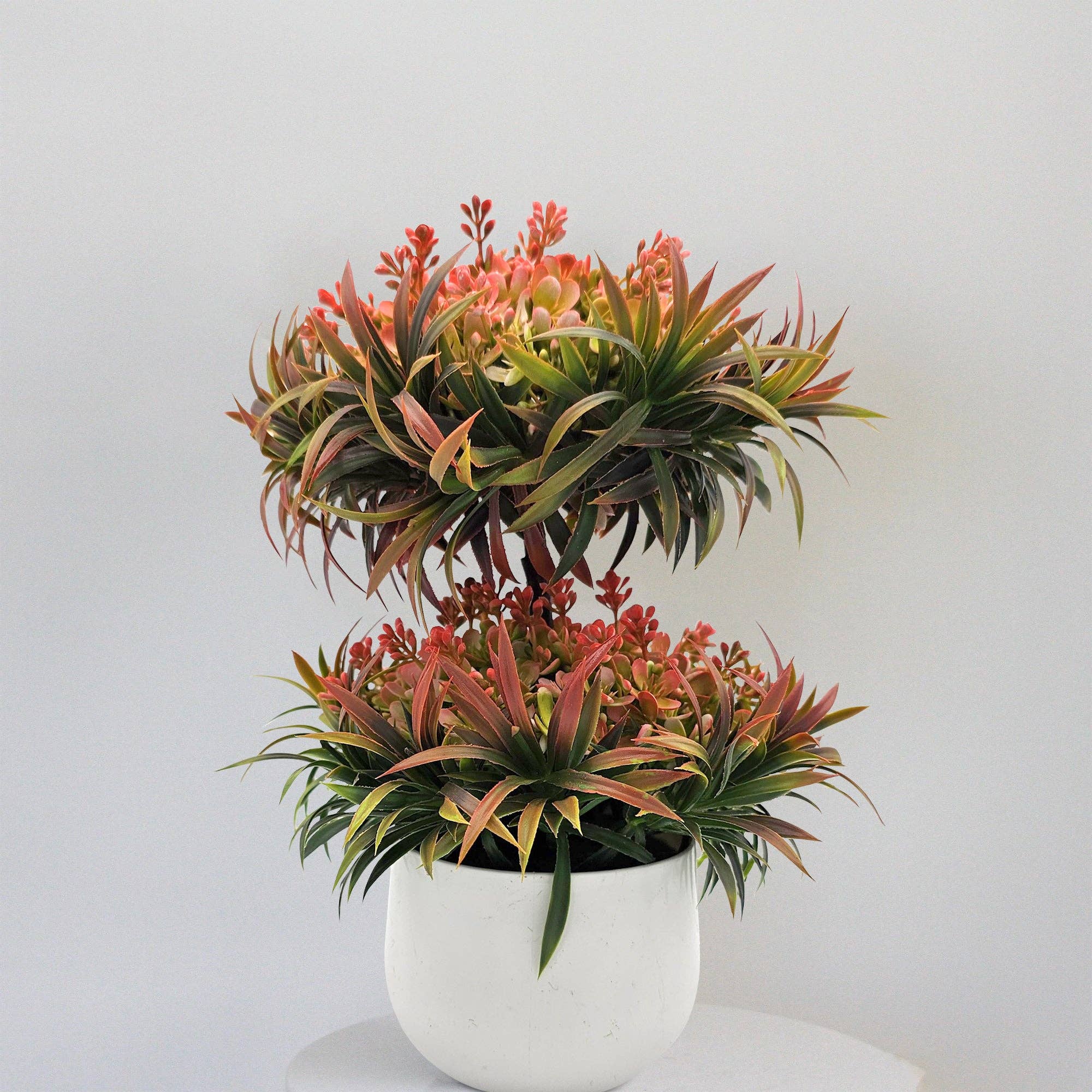 Ledsone – wholesale Artificial plant – Small Potted Artificial Flower 2 Pack Indoor Décor ~538119