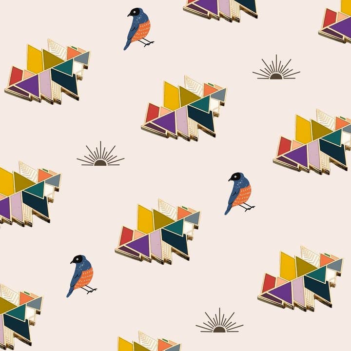 Embroidery and Sage – wholesale Embroidery/cross-stitch supplies – The Mountains - Magnetic Needle Minder2