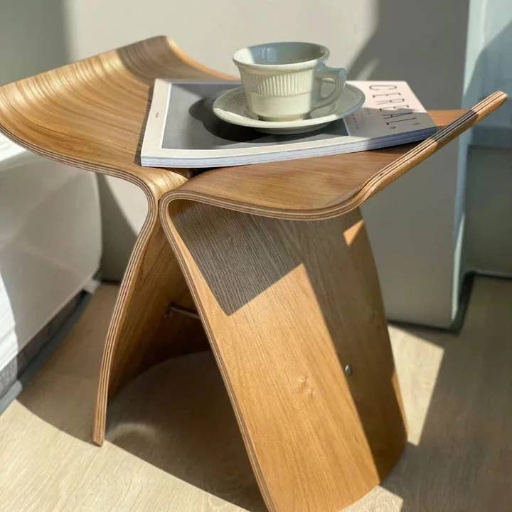 Kiyo Home – wholesale Stool – Wood Accent Stool3