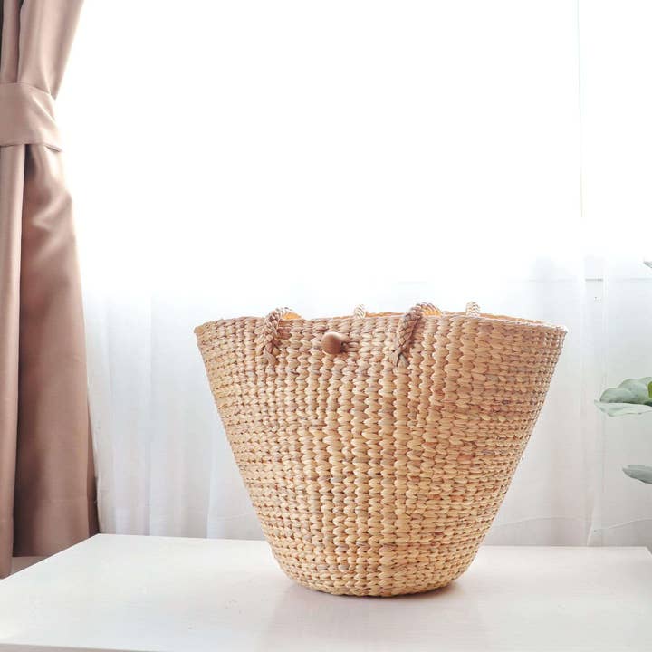KATI - Straw Basket Bag for wholesale by Thaihomeshop