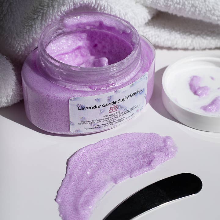 Body Sugar Scrub Soufflé "Lavender" - 4 oz for wholesale by Relaxcation