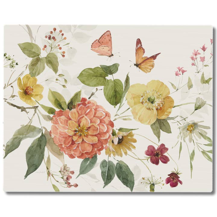Blessed by Nature 15" x 12" Tempered Glass Cutting Board for wholesale by CounterArt/Highland Home/Thirstystone/CoasterStone