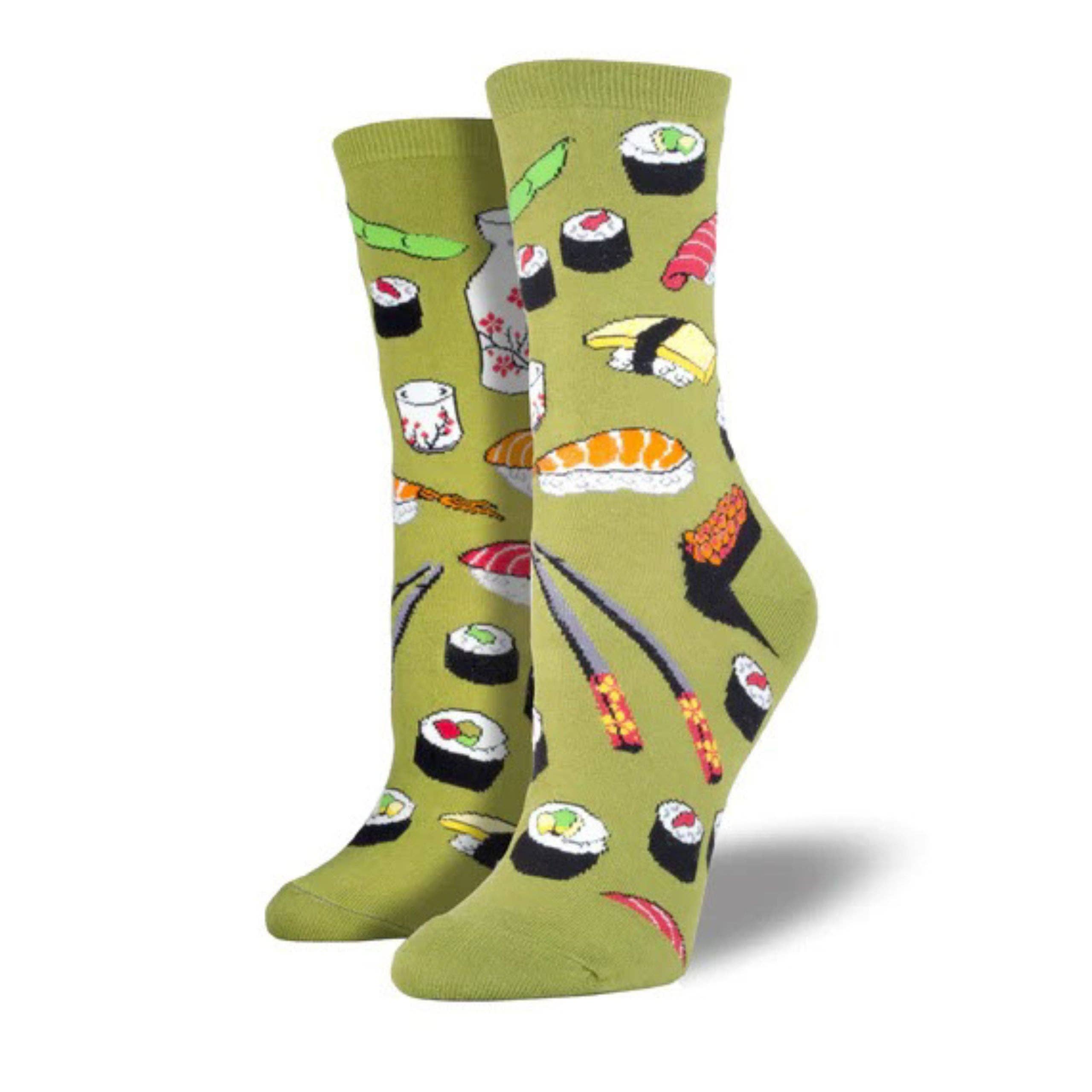 Sock Panda - Wholesale Socks - Unisex - Sushi Socks Crew from the Sock Panda (Two Sizes)0