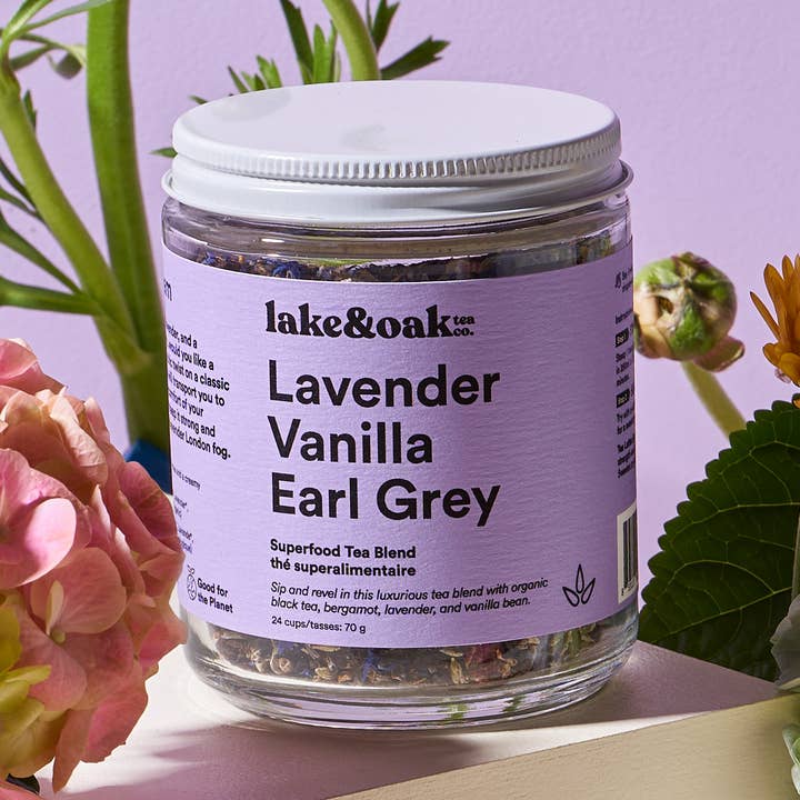 Lake & Oak Tea Co. - Wholesale Loose Tea - Lavender Vanilla Earl Grey - Superfood Tea Blend0