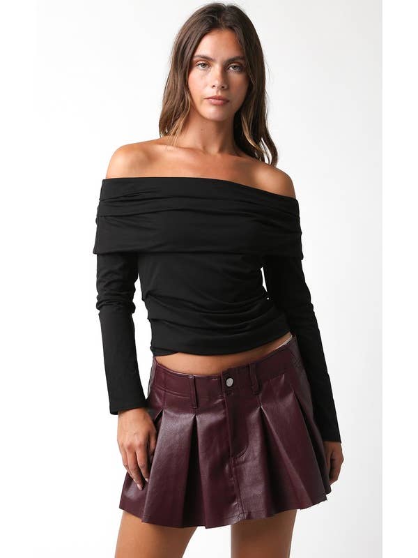 Olivaceous - Wholesale Knit Top - Women's - Romina Top