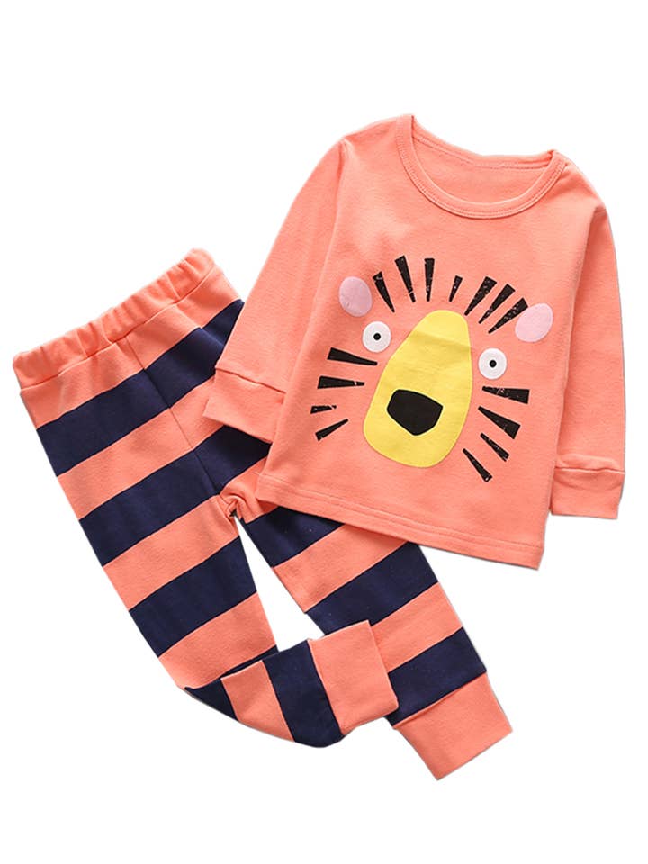 Fennco Styles - Wholesale Top & Pant Set - Kids - Animal Graphic 2pcs Boy Clothing Set