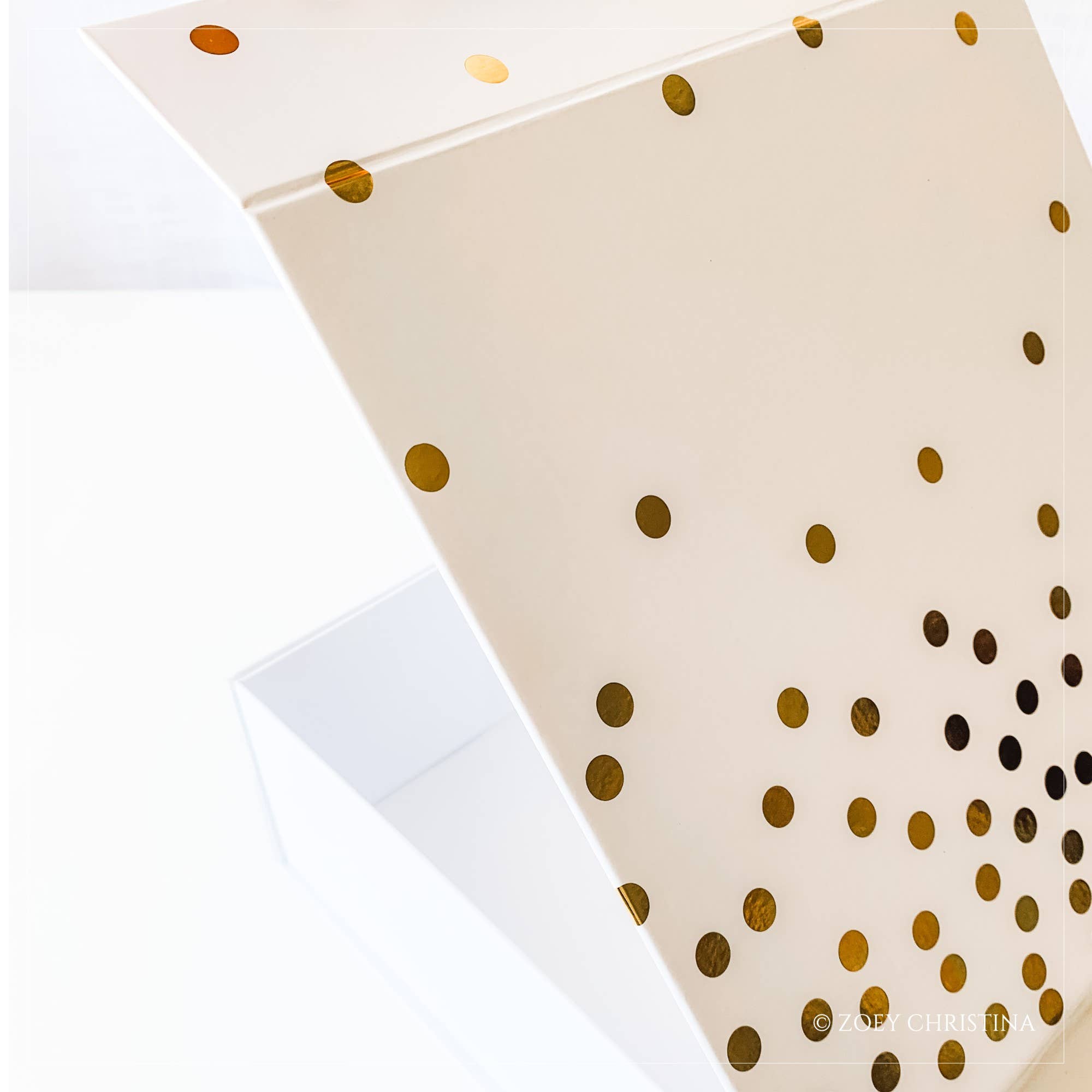 Zoey Christina - Wholesale Gift Box - Empty Gold Foil Gift Box4