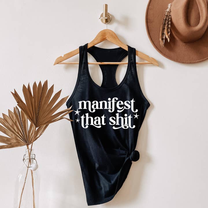 Solara Boutique - Wholesale Tank Top - Women's - Manifest That Sh*t Tank Top