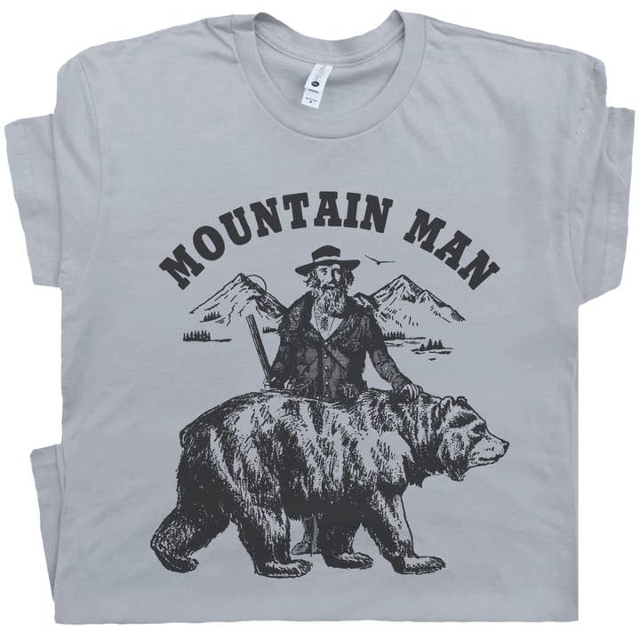 Mountain Man Shirt Wilderness Theme Outdoors T Camping Tee for wholesale by Shirtmandude Co