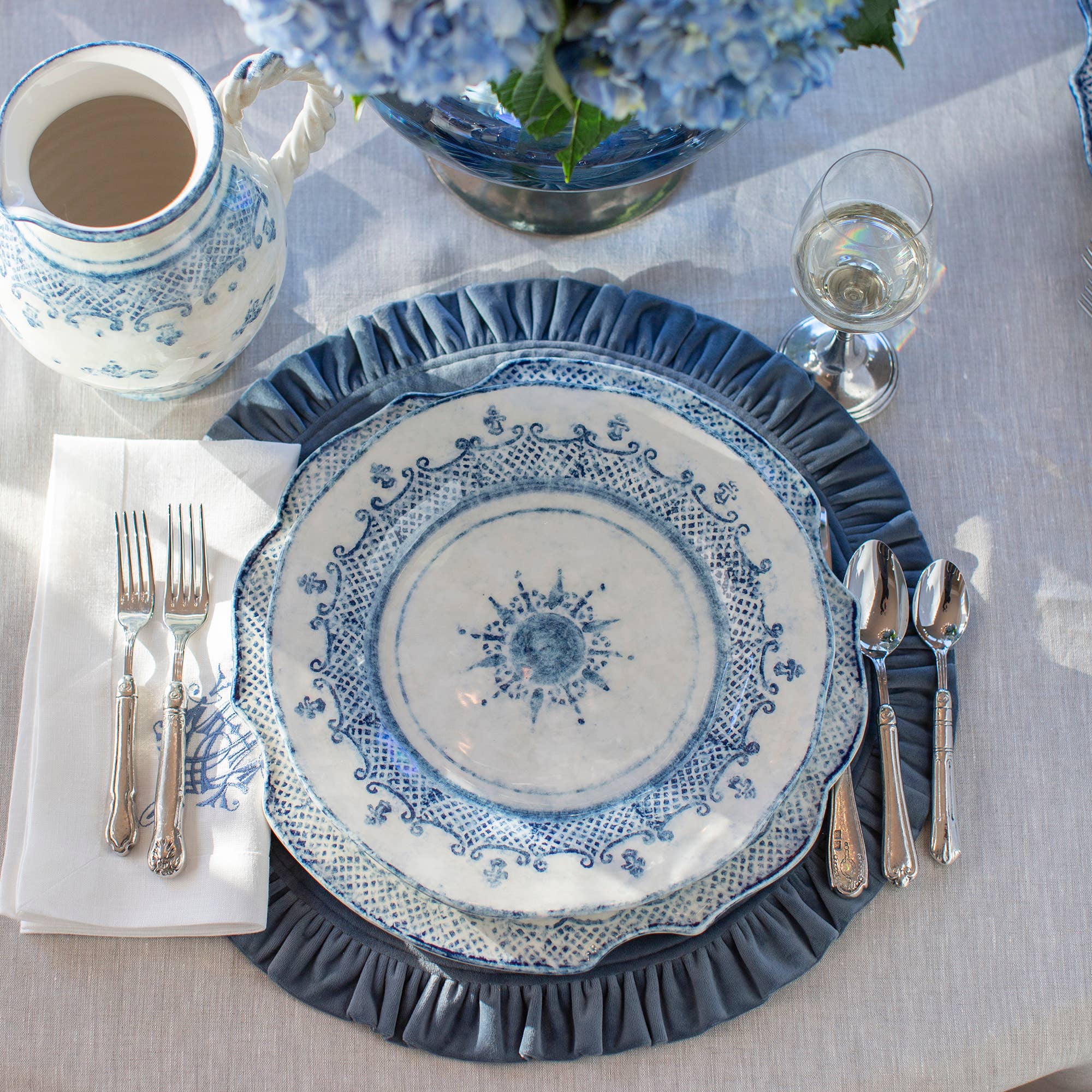 Blue Burano Dinner Plate for wholesale on Faire3