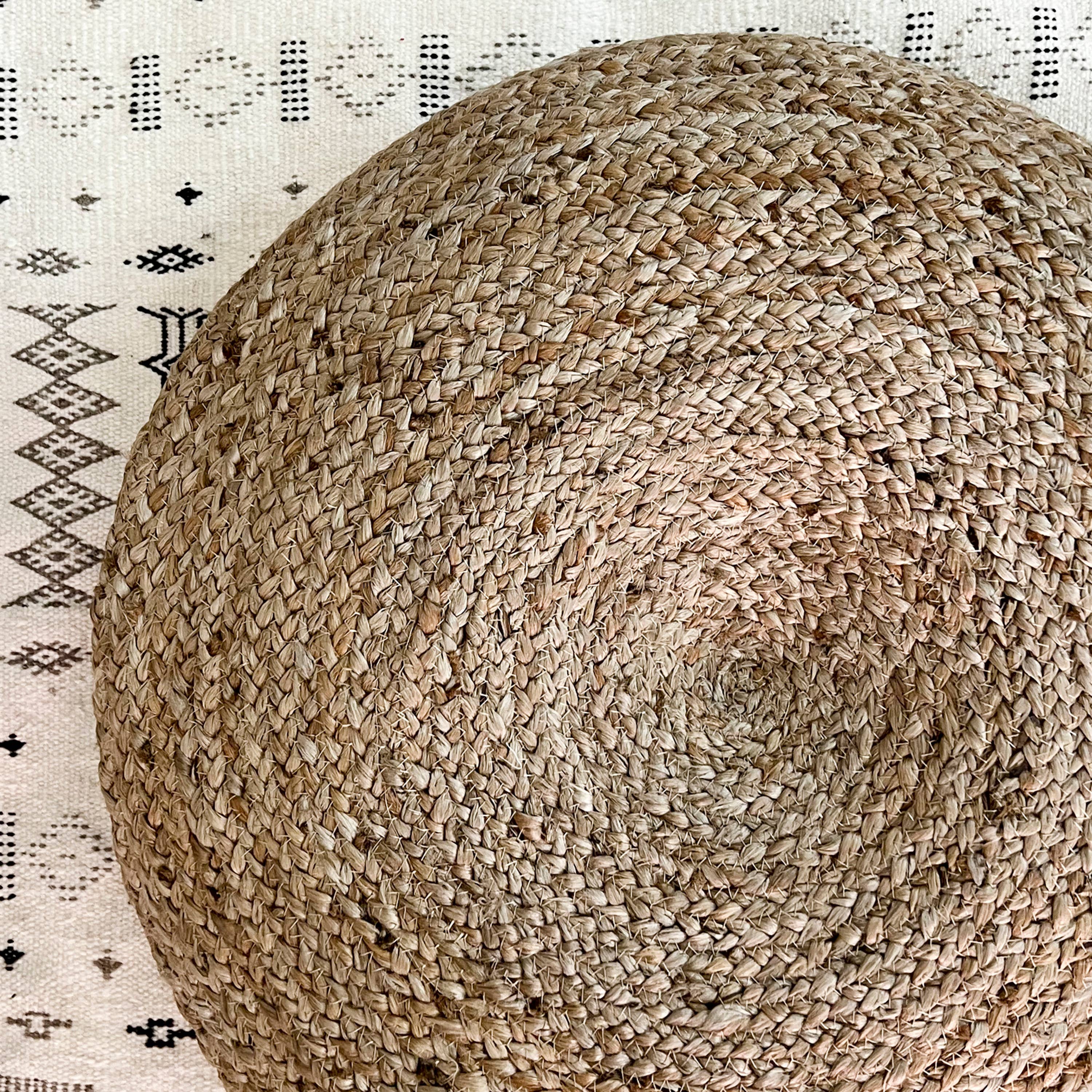 Love The Clutter - Wholesale Floor pillow - Jute Meditation Pillow4