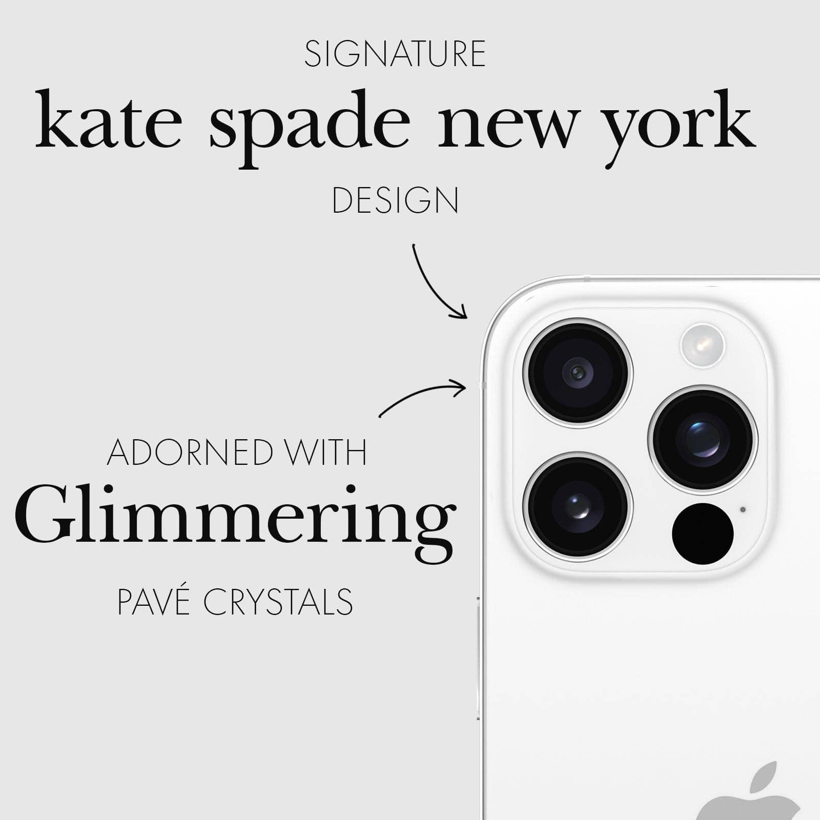 kate spade new york iPhone 16 Pro/Pro Max Lens Set in Stone for wholesale on Faire2