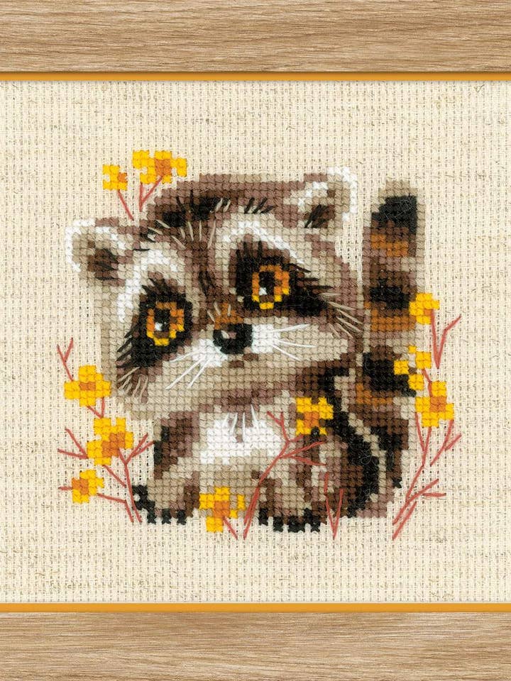 Cross Stitch Kit From Riolis 1754 Little Raccoon for wholesale by RIOLIS