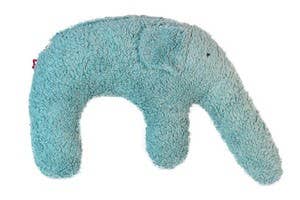 Pat & Patty – Travesseiro/almofada - Crianças e bebés por atacado – Travesseiro infantil orgânico de pelúcia 'Elefante' azul gelo0