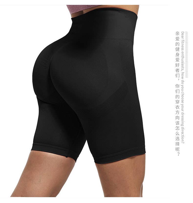 Color 5 - Wholesale Athletic Shorts - Women's - Seamless tow tone H/W scrunch butt lifting yoga shorts6