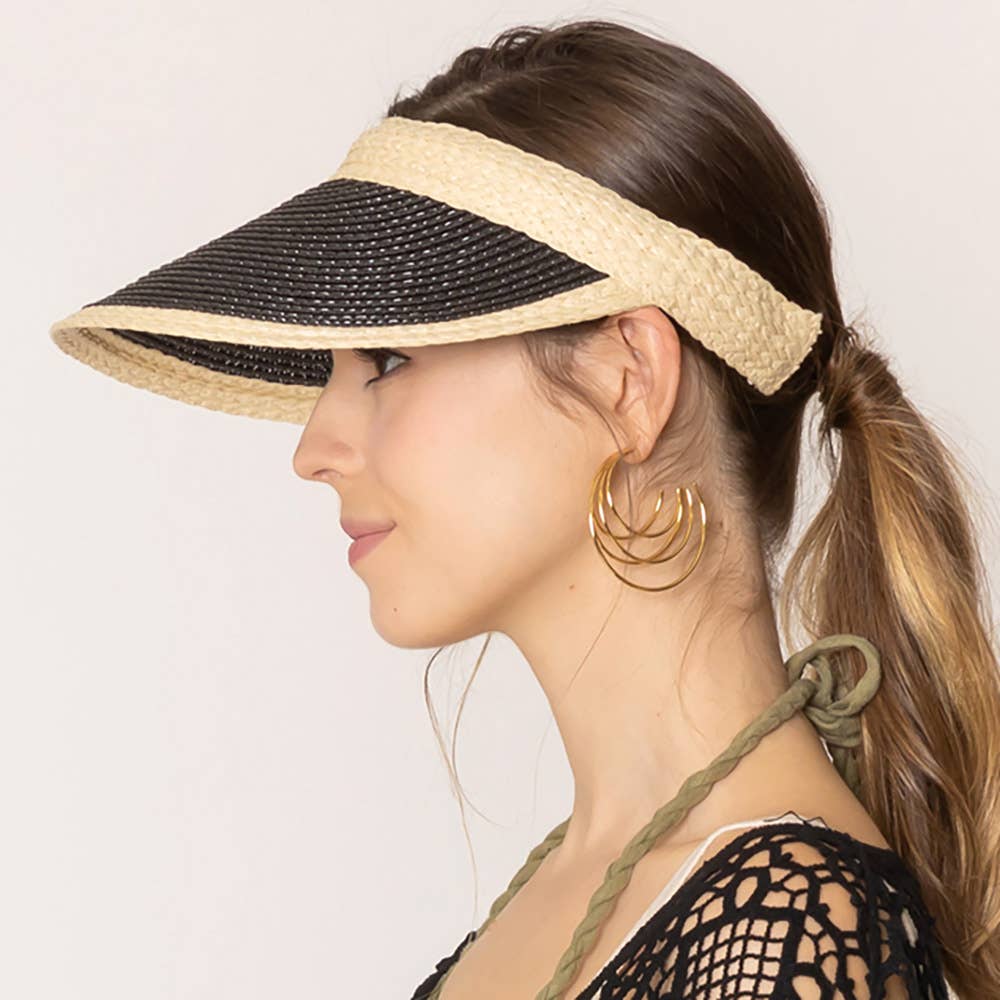Sensibling Corp. - Wholesale Visor - Women's - Straw Sun Visor Hat6