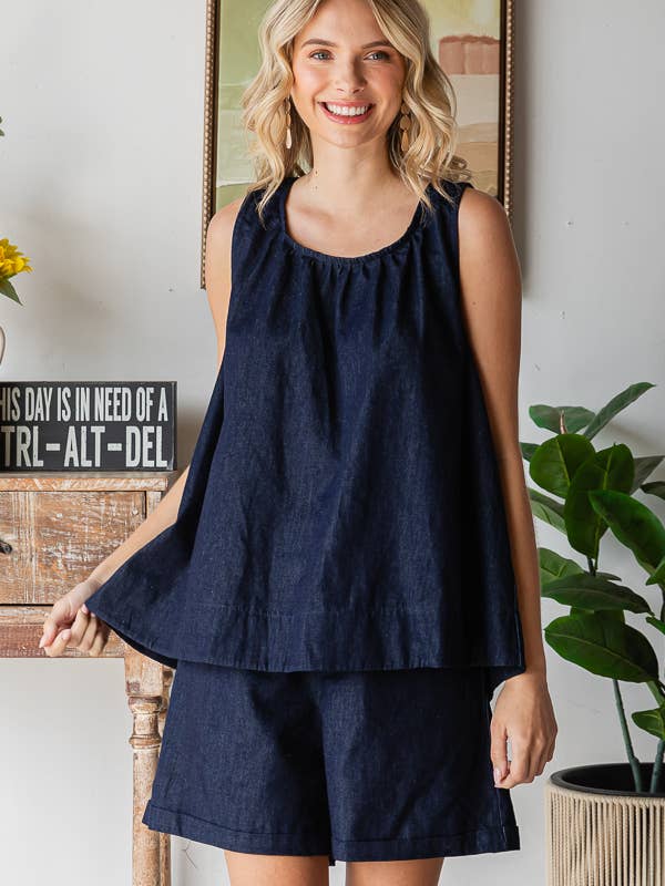 miroh - Wholesale Top & Pant Set (NOT Loungewear) - Women's - DENIM SET