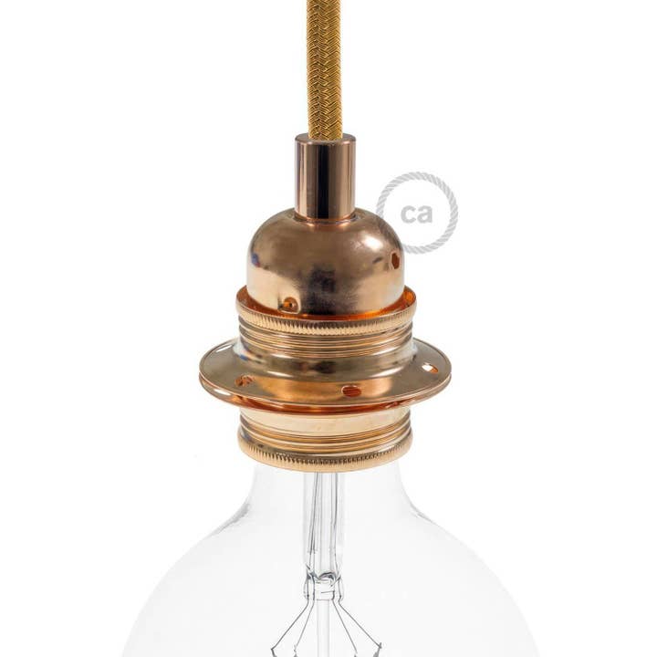 E27 lamphållarset i metall med dubbel ring för lampskärm för wholesale av LIGHTINUP S.R.L.