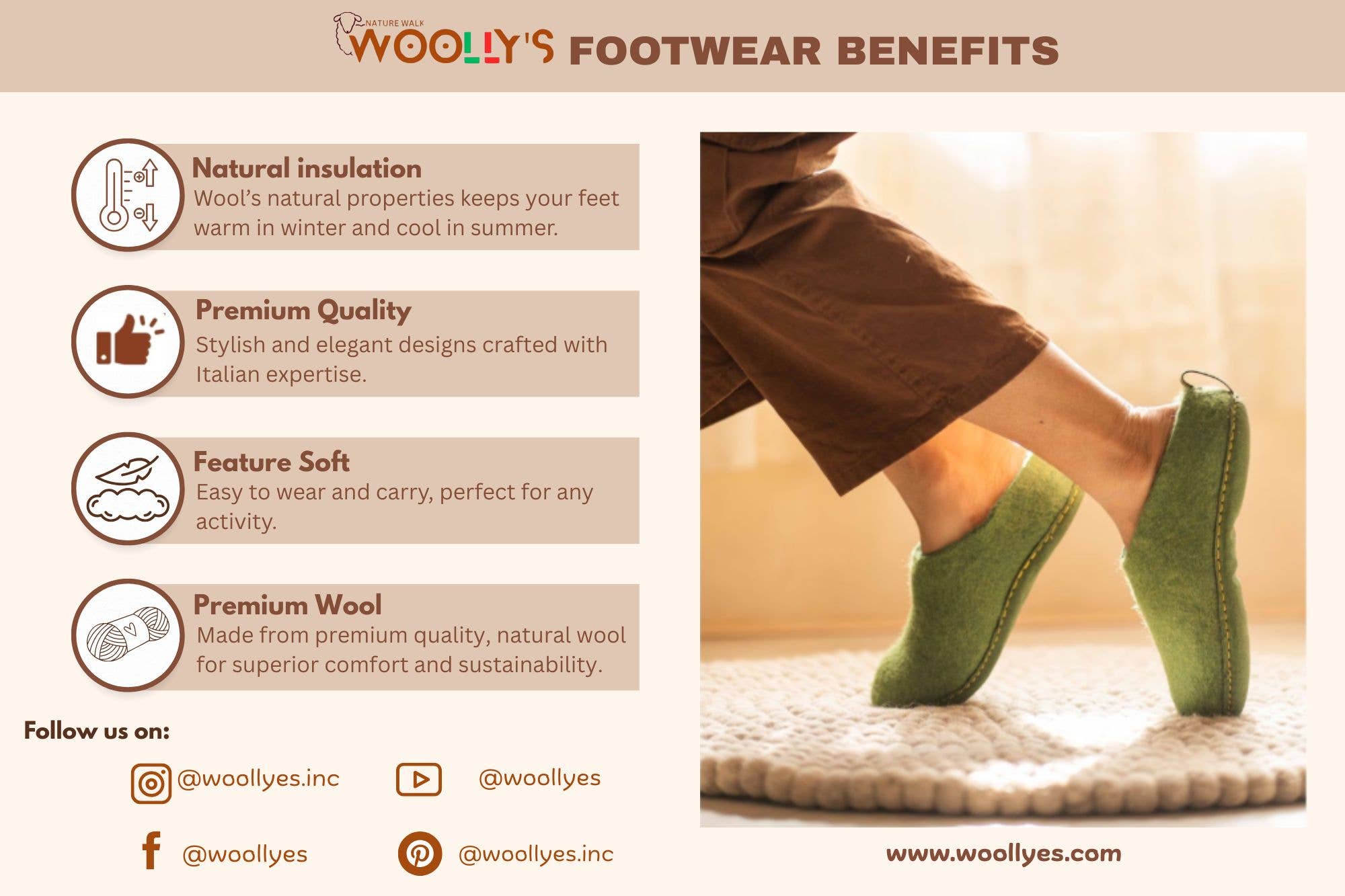 Woollyes Inc - Wholesale Slippers - Unisex - Indoor Open Heel Slippers With Leather Sole - Baby Pink15