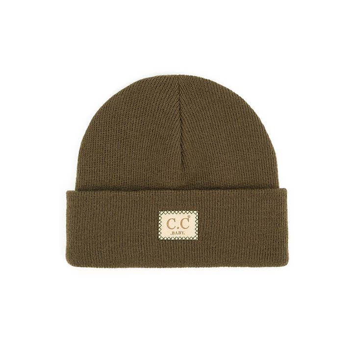 Hana - Wholesale Beanie - Women's - C.C Baby Classic Rib Beanie with C.C Suede Patch6