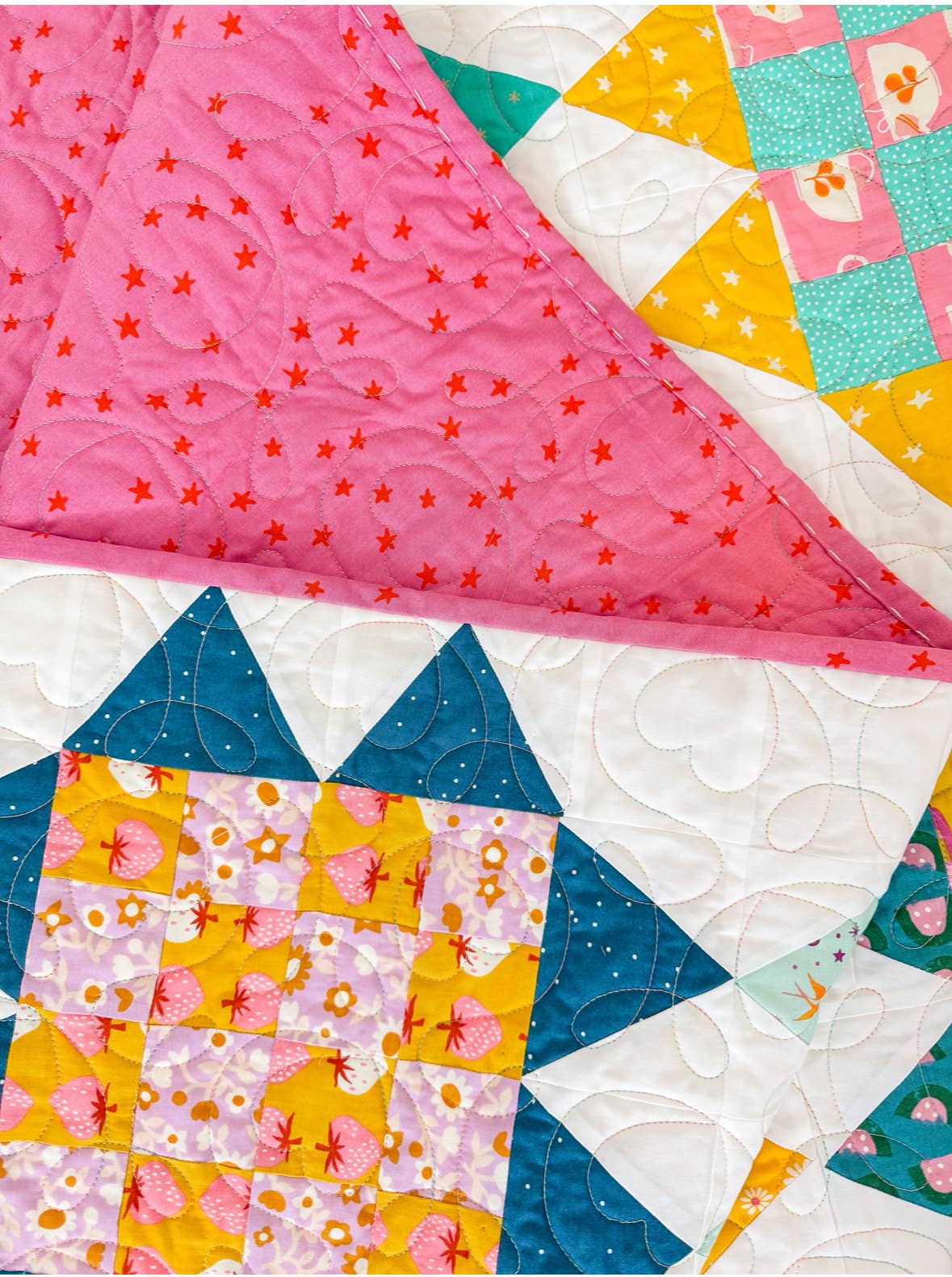 QuiltCakes - Wholesale Craft Sewing Kit - Cosmic Confetti Quilt Pattern Printed2