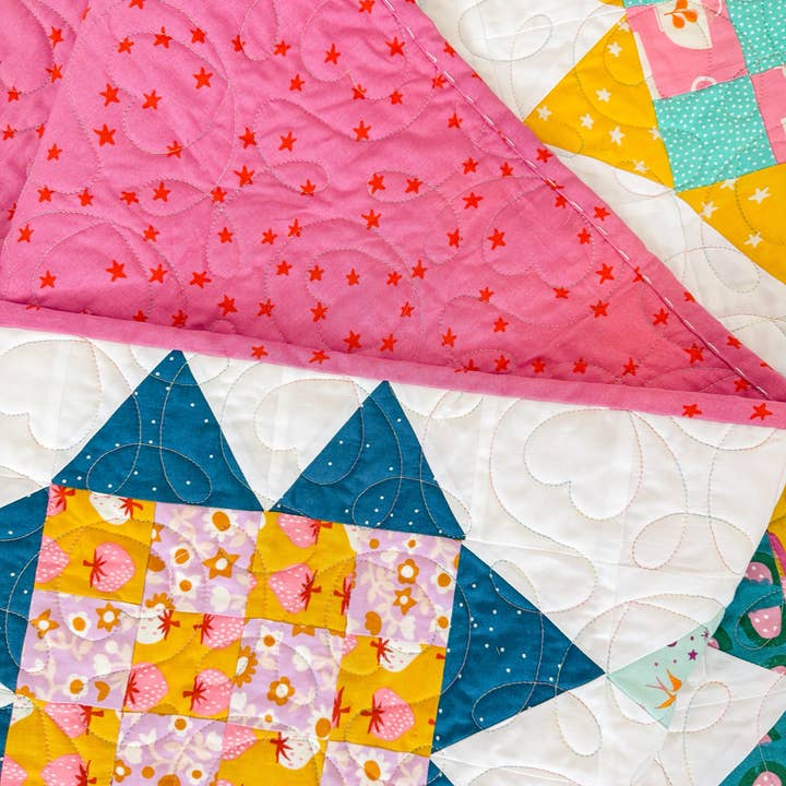 QuiltCakes - Wholesale Craft Sewing Kit - Cosmic Confetti Quilt Pattern Printed2