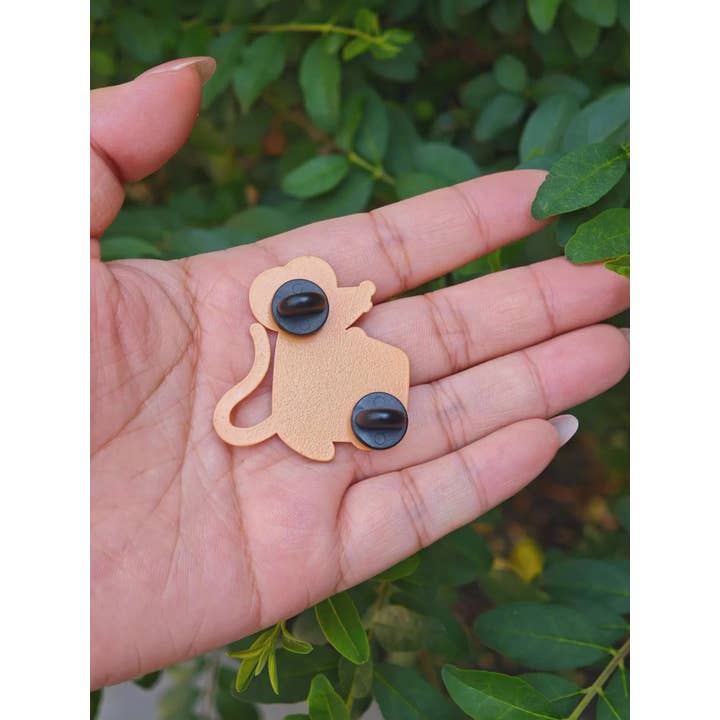 Paper Rat Illustrations - Wholesale Lapel pin/button - Cheese Rat Enamel Pin5