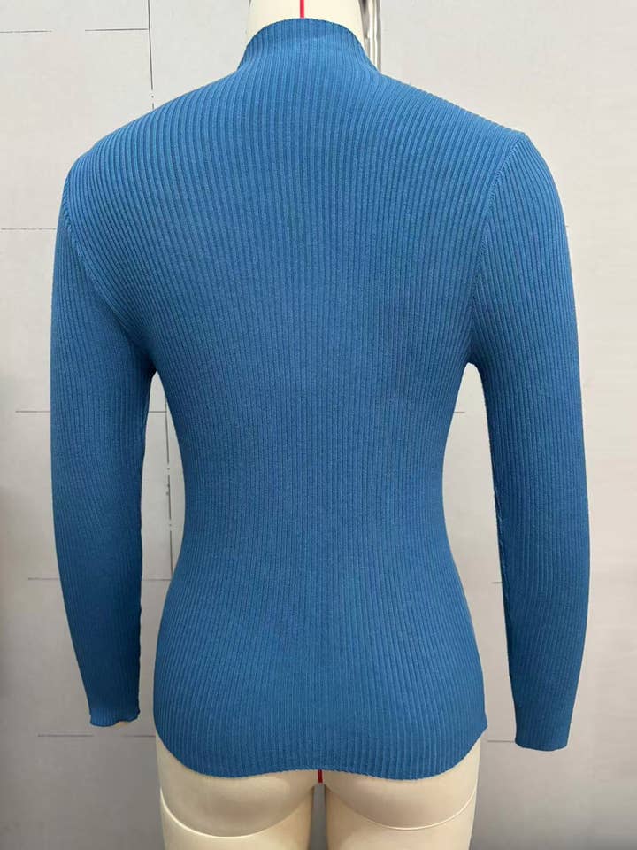 YNIQUE – wholesale Knit top – Women's – Women's Knit Hollow Out Neckline Long Sleeve Tee Shirt Top10