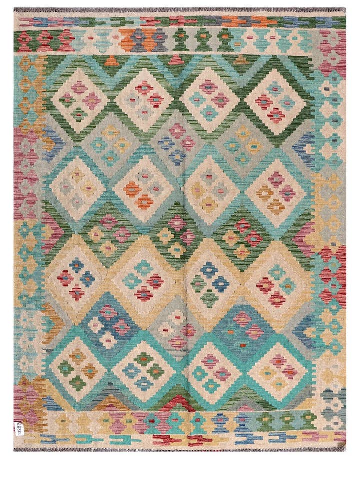 Maimana Afghanistan Kilim Teppich - 188 x 149 cm für den Großhandel von Imaco Rugs