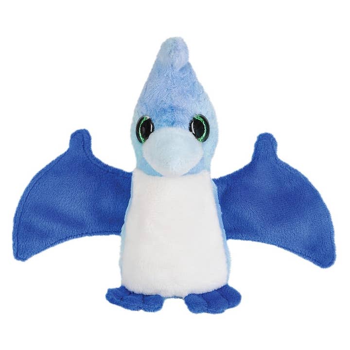 3.5" MIGHTY MIGHTS PTERANODON LLB Plush Toys for wholesale by La Luna Bella - Toys