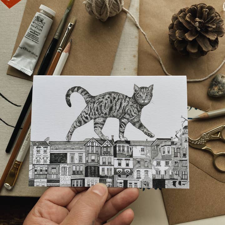 Zeitgeist//Biglietto di auguri per la vendita all'ingrosso da parte di Sandra Dieckmann