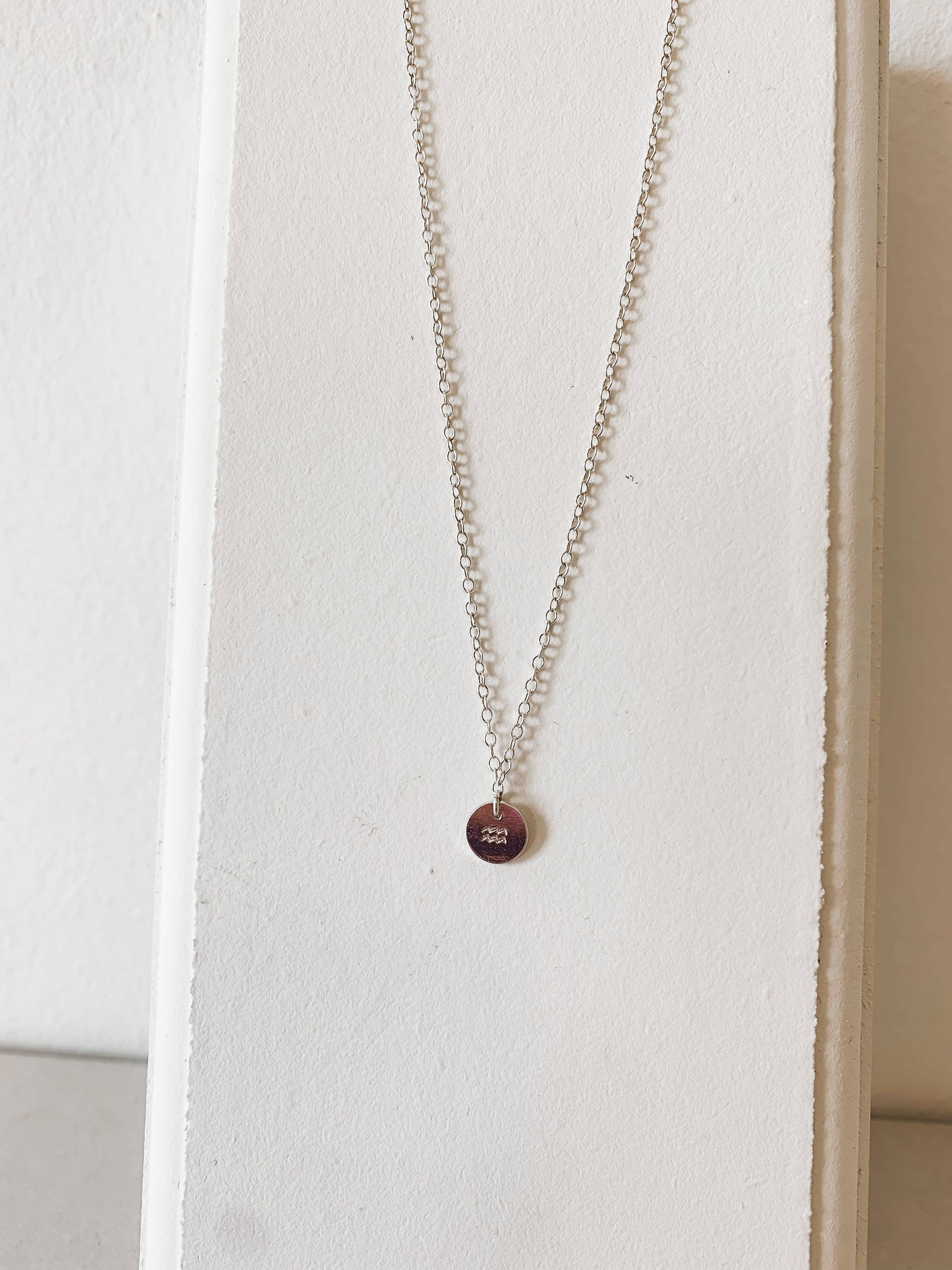 Simply Jules Jewelry – wholesale Pendant/charm necklace – Zodiac Coin Necklace0