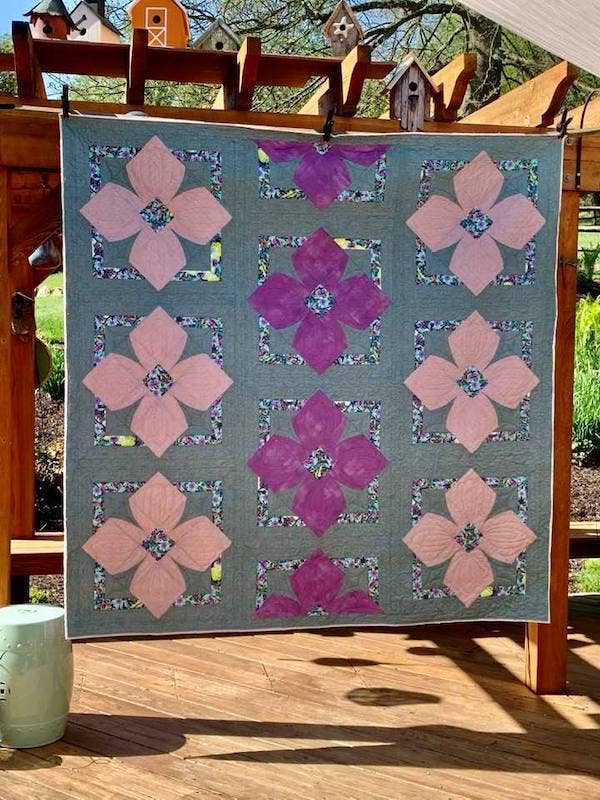 Rachel Rossi Design - Wholesale Craft Sewing Kit - Trellis Twist | Curved Quilt Pattern | Modern Vintage8