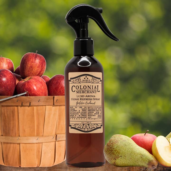 8 oz Golden Orchard Home Refresh Room Spray - Fruit & Citrus for wholesale by Colonial Merchant