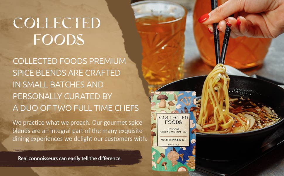 Collected Foods - Wholesale Dried Spice Mix - Umami Mushroom Blend - Chef Blended & Curated - Small Batch7