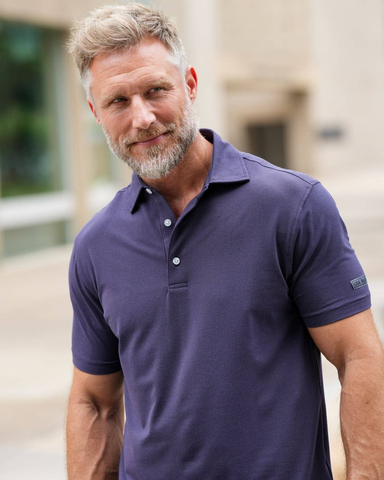 USA Palm - Wholesale Polo - Men's - Heathered Polo42