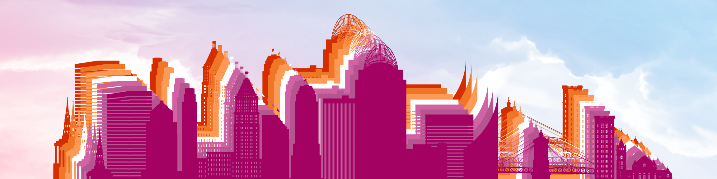 Quotables Geek Custom Designs - Wholesale Wall Tile - Cincinnati LGBTQ+ Skyline Ceramic Tiles2