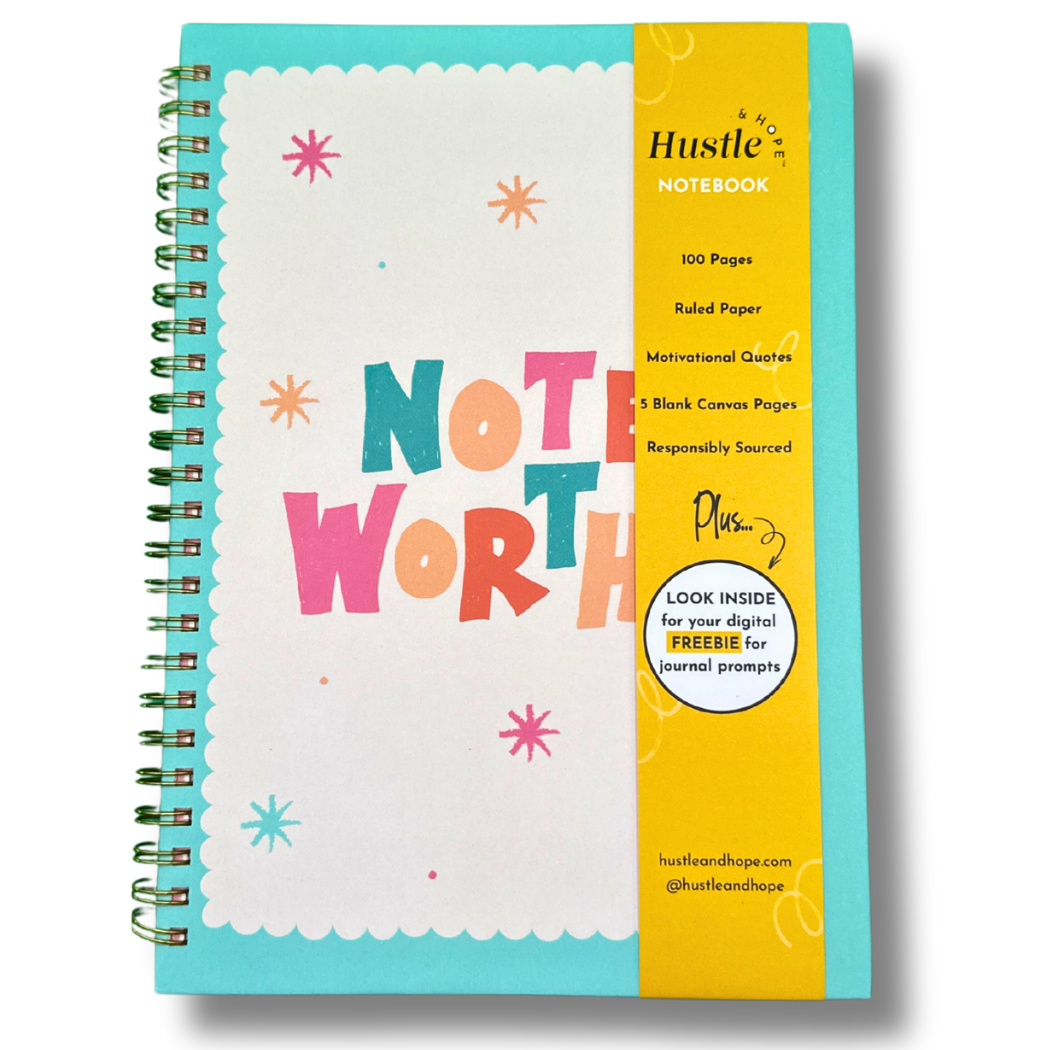 Hustle & Hope - Wholesale Notebook - Noteworthy Colorful Notebook1