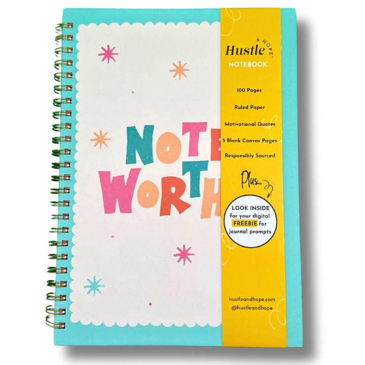 Hustle & Hope - Wholesale Notebook - Noteworthy Colorful Notebook1