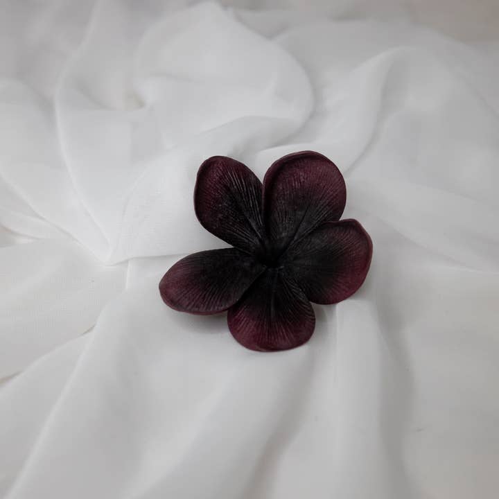 Realistic Artificial Flowers - Wholesale Artificial flowers - Midnight Frangipani Flowerhead ( 6 Pack )- Realistic Artificial Flowers3