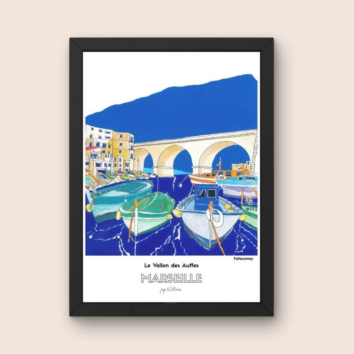 JOG | Maison d’éditions - Wholesale Art Print - Poster - The Vallon des Auffes Bridge - FafaComey2