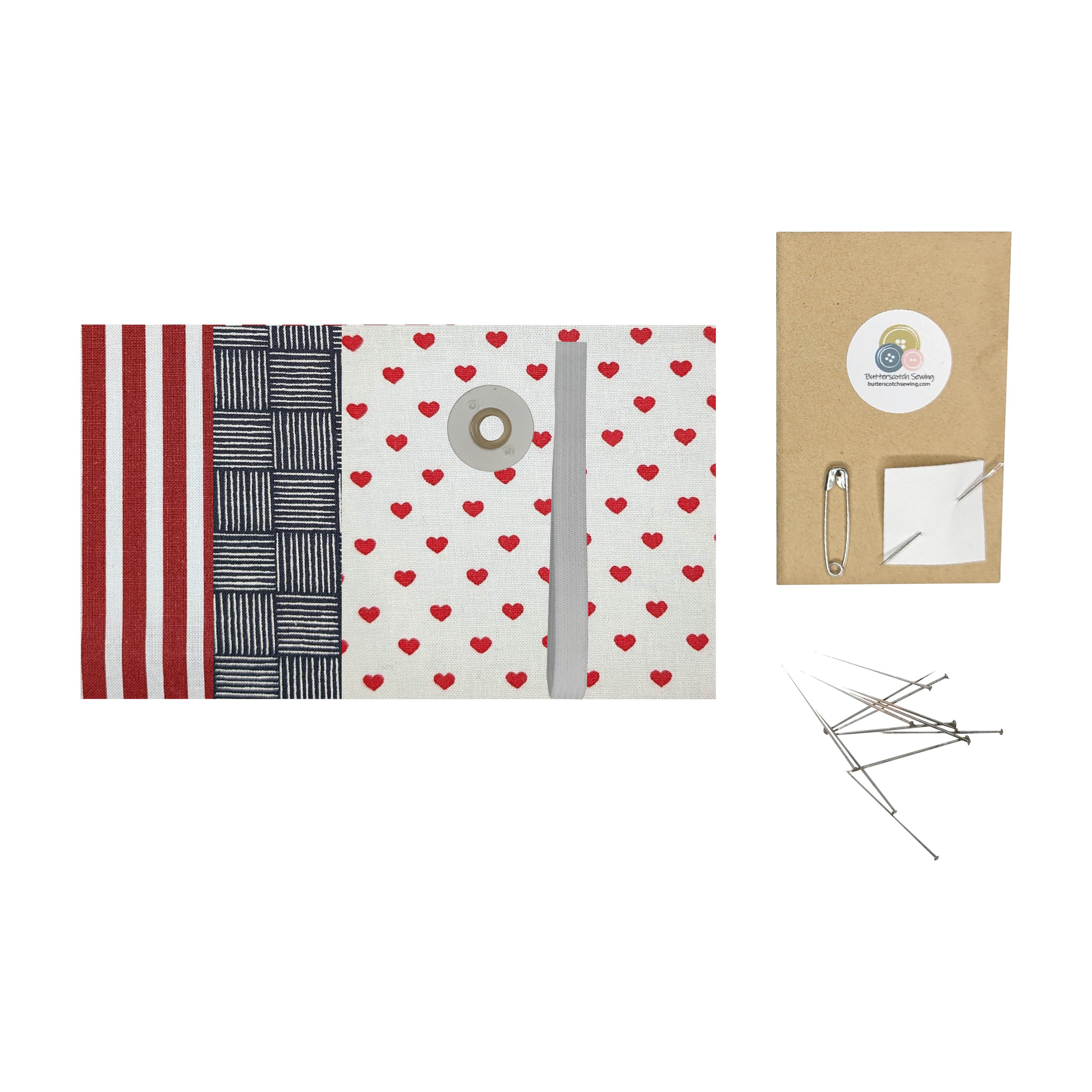 Butterscotch Sewing - Wholesale DIY Craft Kit - DIY Scrunchie Sewing Kit1