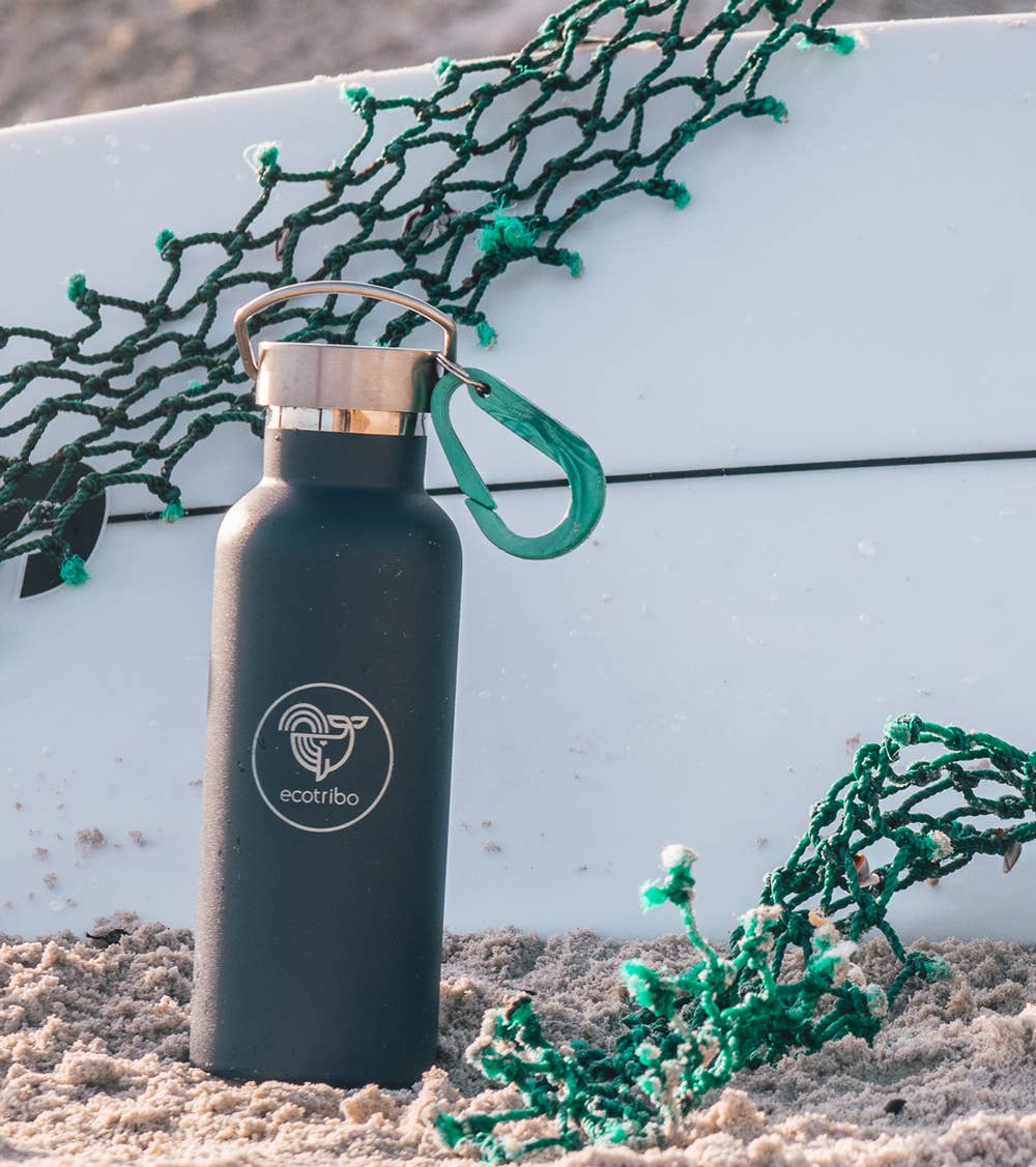 Ecotribo – wholesale Water bottle – Water bottle with Ocean Plastic carabiner13
