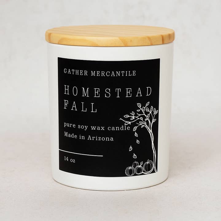 Vela de Soja Otoño en la Granja para venta al por mayor de Gather Mercantile