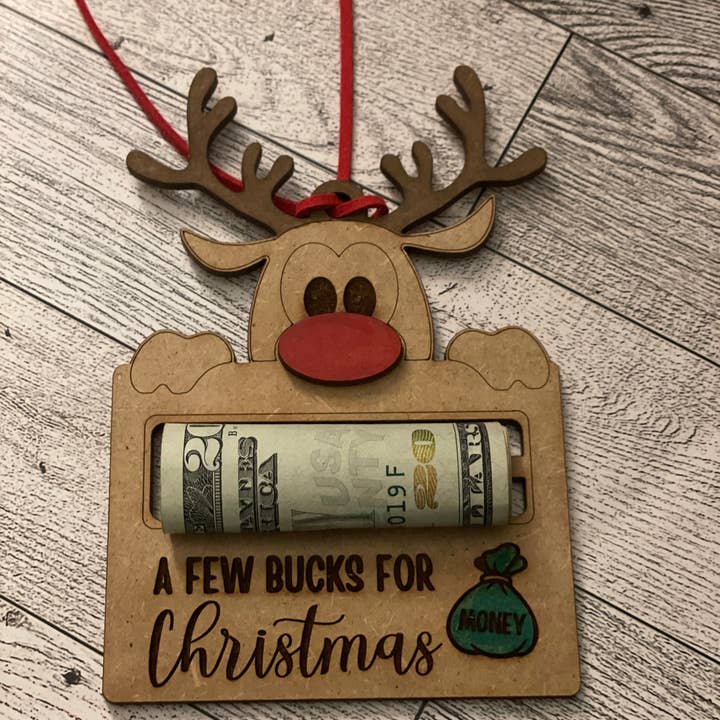 LivaBella Designs - Wholesale Ornament - Money Holder Christmas Ornament - A Few Bucks for Christmas5