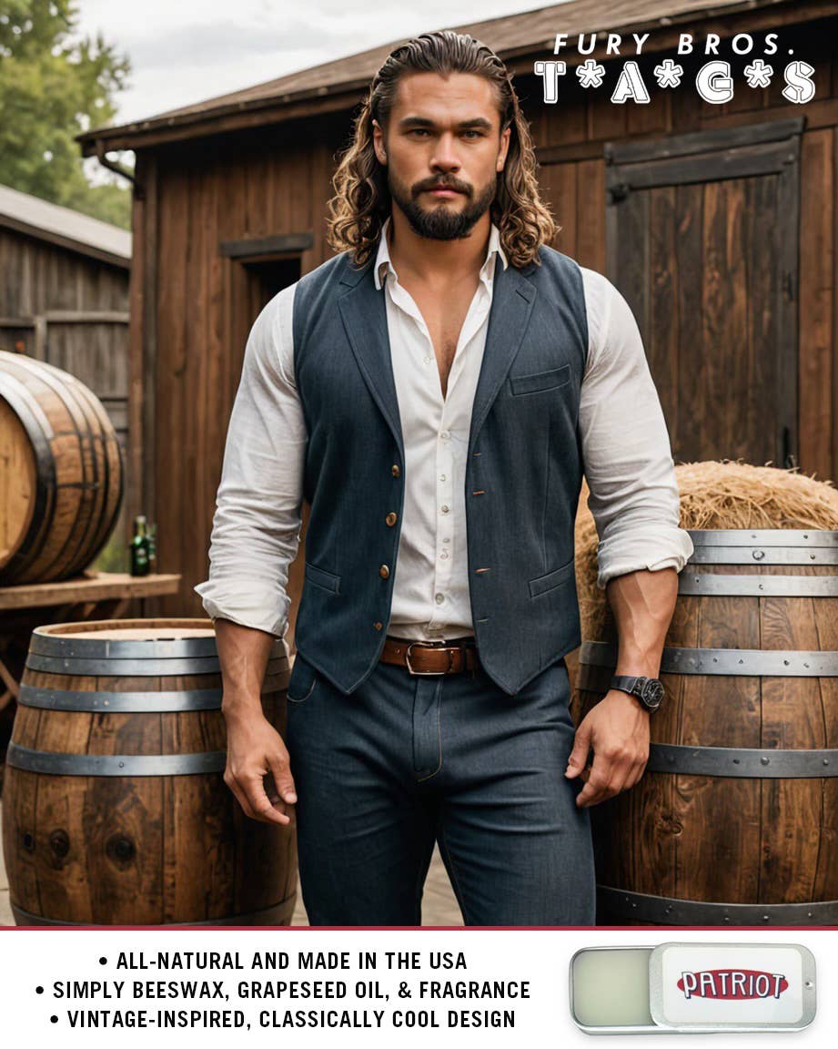 Fury Bros. - Wholesale Solid Cologne - Patriot TAGS Solid Cologne .25 oz2