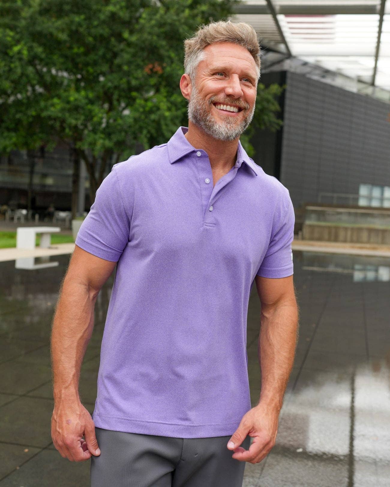 USA Palm - Wholesale Polo - Men's - Heathered Polo74