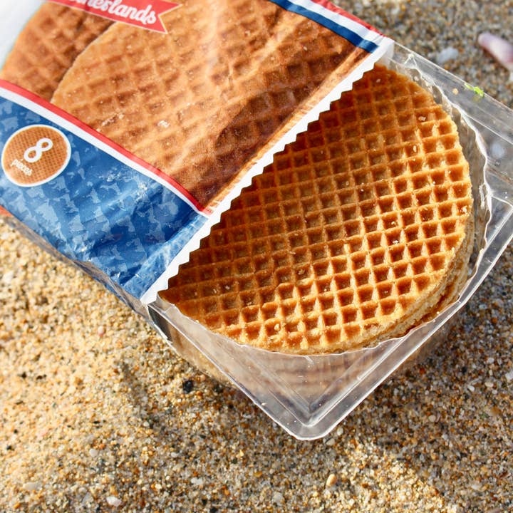 Finger Licking Dutch Stroopwafel Cookies - Wholesale Cookie - Dutch Caramel Stroopwafels Cookies, 8-Count Tray (QTY:12)5