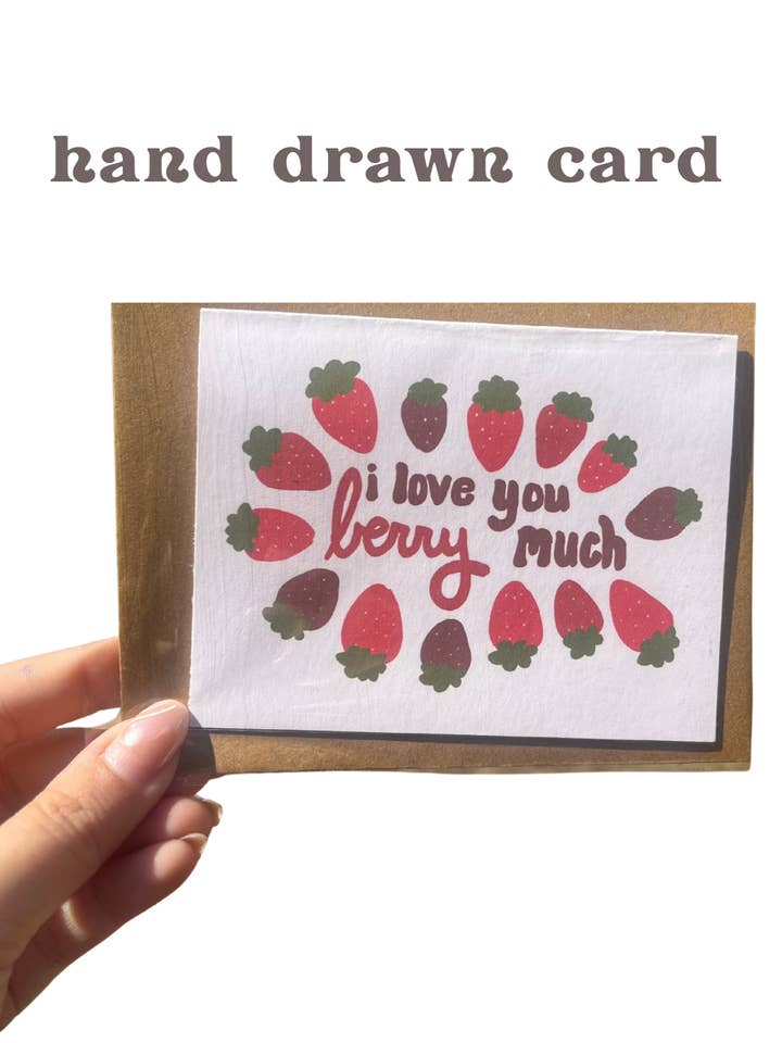 Fall Themed Card - Hand Drawn Design for wholesale by Hairy Winstons